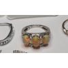 Image 11 : Lot Of Assorted Sterling Silver Jewelry Including Necklace, Earrings & Rings - Total Weight: 23.8g