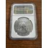 Image 3 : 2011 - W United States 25th Anniversary Silver Eagle .999 One Troy Ounce Fine Silver Coin - MS 70