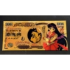 Image 1 : Pure 24k .999 Gold Foil NIPPON GINKO "SAILOR MOON" Note - Mint Condition - NEW SERIES - Note 4/5