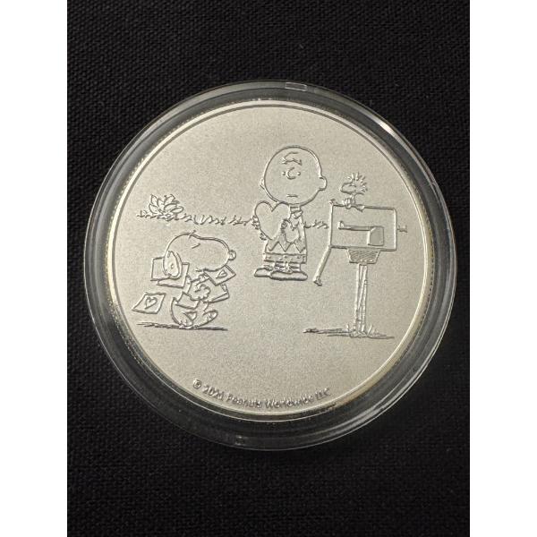 Peanuts Charlie Brown & Snoopy One Troy Ounce .999 Fine Silver Coin - Incredible Coin