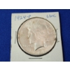 Image 2 : 1924 Silver Peace Dollar - Appears Uncirculated!