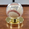 Image 2 : Manny Ramirez Autographed Official Baseball In Nice Protective Display Stand