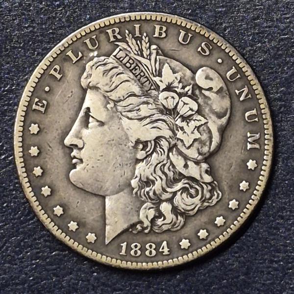 1884 S Morgan Silver Dollar  - See Pictures