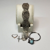 Image 1 : Assortment of Sterling Silver Jewelry: Bracelet, Dolphin Blue Pearl Pendant, & More!! TW: 15.5g