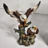 Image 2 : "Sitting Eagles" Bald Eagle Figurine and Two Vintage 1789 Dept. of the Treasury Commemorative Medals