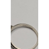 Image 12 : 14K White Gold Diamond Solitaire Engagment Ring W/ Matching 14kWedding Band - Sizes 8 - Weight: 3.4g