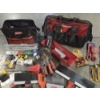 Image 5 : Two Tool Bags With New & Like New Items Including DeWalt Bits, Drywall Tools, Tape Measure & More!