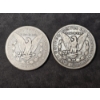 Image 2 : (2) Morgan Silver Dollars 1888 &1901-O