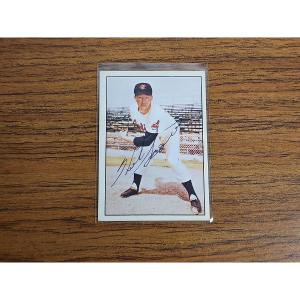 1979 TCMA Cleveland Indians Herb Score Autographed Baseball Card #134