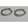 Image 3 : (2) 10K White Gold/Yellow Gold Earring Sets (One With Diamonds) - Total Weight: 6.2g