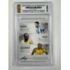 Image 2 : 2024 Exclusive Triple Lionel Messi, Pele, & Nazario Leaf Legends Soccer Trading Card - Mint 