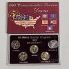 Image 6 : B/U MINT!!! 1999 50 State Quarters Program Gold Edition, Denver, And Philadelphia Coin Sets 