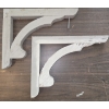 Image 1 : 8 Solid Wood Decorative Corbels - 15x12x1.5