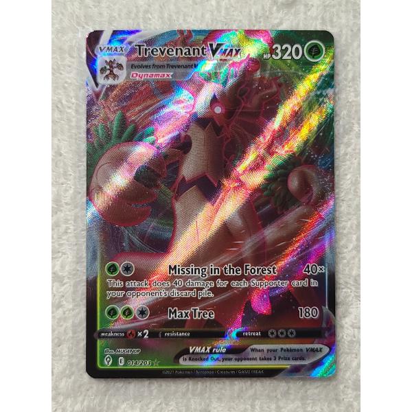 Trevenant VMAX 014/203 Near Mint Holo Pokemon Trading Card