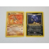 Image 1 : Two Vintage Rare Pokemon Cards: Kabutops 24/62 & Murkrow 24/111