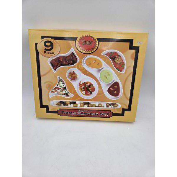 Sarica 9 Piece Porcelain Serving Set New In Box