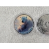 Image 1 : Lot of Two 2024 Scottsdale Mint One Troy Oz .9999 Silver Polar Bear Rounds