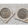 Image 1 : 90% Silver United States Half Dollar Assortment (Franklins) - AFV: $1.00