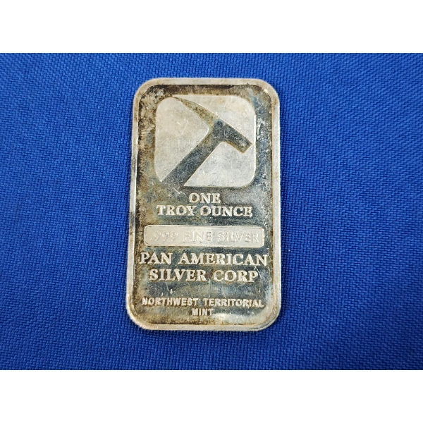 Northwest Territorial Mint Pan American 1 Troy Ounce .999 Fine Silver Bar