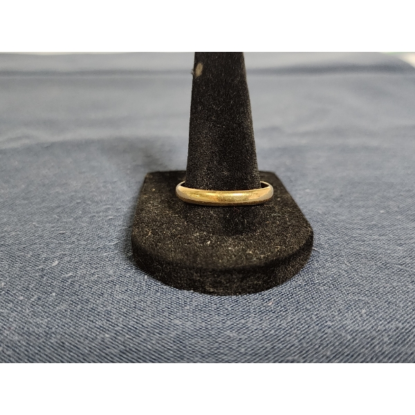 14K Yellow Gold Band Ring - Size 12 - 3.4g