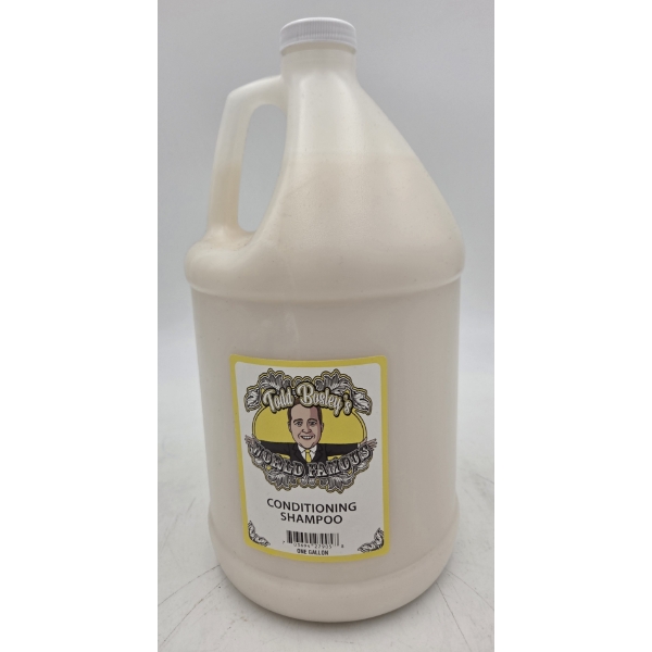 New One Gallon Todd Bosley World Famous Conditioning Shampoo