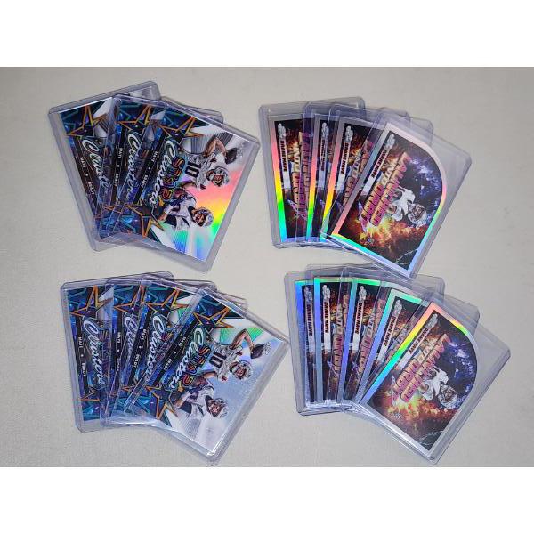 x9 2024 Topps Chrome Drake Maye RC and x7 2024 Topps Chrome Star Clusters Maye & Brady 