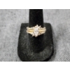 Image 1 : 14K Yellow Gold Marquise Diamond Wedding Ring Set Ft. Approximately 0.6 Carat Diamond~ Weighing 6.1G