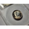 Image 2 : ACCUGRADE MS-64 Graded Silver 1945-S Mercury Dime With Nice Toning 