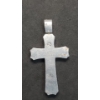 Image 7 : Men's Spikes Stainless Steel Ring - Size: 13 & Stainless Steel Cross With Clear Stones