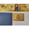 Image 4 : x4 Assorted Garbage Pail Kids $100 99999999 24K Gold Foil Banknotes Set w/ CoA