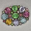 Image 5 : Three 1920-1960's Classic Vintage Costume Jewelry Brooches
