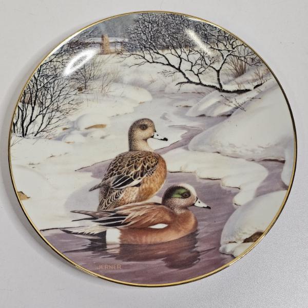"The American Wigeon" Limited-Edition Vintage Collector's Plate with CoA