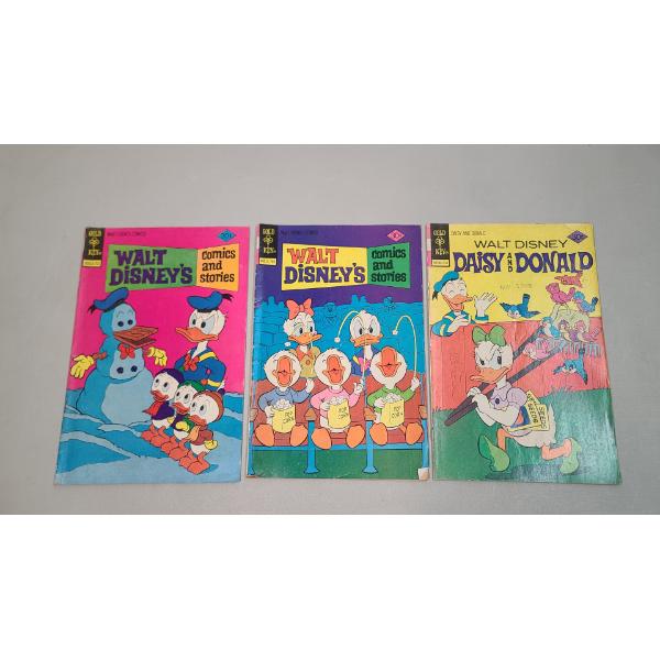 (3) Vintage Walt Disney's Donald Duck Comics By Gold Key Western Publishing 