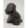 Image 4 : Adorable Degenhart Vintage Glass Dog Figurine -Orchid