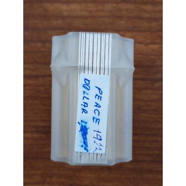 SEALED BANK ROLL OF 1922 SILVER PEACE DOLLARS ~ 20 x US 90% Silver 1922 Dollars ~ FACE VALUE $20