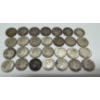 Image 1 : Assorted Lot Various Dates US 90% Silver Dimes F.V. $2.80.Including Barber Dimes and Mercury Dimes!!