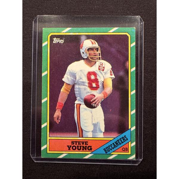 1986 Topps Steve Young Rookie Football Card - Mint Condition