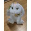 Image 1 : Adorable Vintage Hand Painted Fenton Satin Glass Rabbit