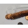 Image 3 : Assortment of U.S. Cents: x39 Proof-Like Wheat Cents in Tube, x12 Loose Assorted