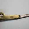Image 2 : 10K Gold Handle Engraved "WBG" Pocket Knife TW: 14.3g