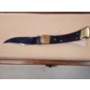 Image 6 : Buck USA 110 Hunter Knife With Gold-Tone Accents in Nice Glass-Top Display Case