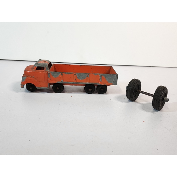 Vintage 1940-1950's Structo Pressed Steel 8in Toy Truck & Set of Wheels