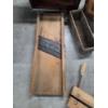 Image 2 : Vintage Collectables Including 2 Heavy Metal Wedges, Wood Basket, Cabbage Slicing Board & More