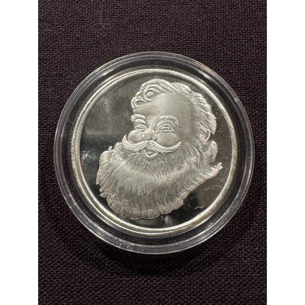 Limited Edition Santa Claus "Believe" 1/4 Troy oz. 999 Fine Silver Ounce In Protective Holder