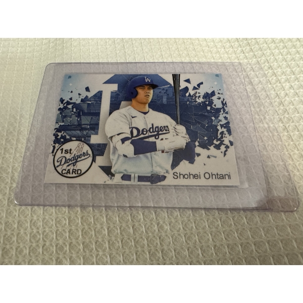 Shohei Ohtani Los Angeles Dodger First Card Limited Edition 663/1,000 - Mint Condition