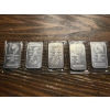 Image 1 :  (5) 1 oz Morgan Design silver bar - .999 Fine Silver - In Sealed Plastic Packaging 