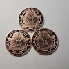 Image 2 : Three Mercury Head Design 1 AVDP Ounce .999 Fine Copper Rounds - 3 oz Copper Total!