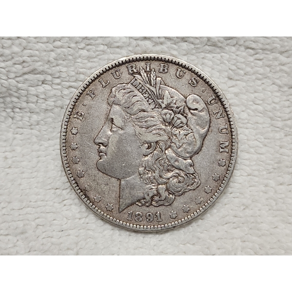 1891-O Morgan Silver Dollar 