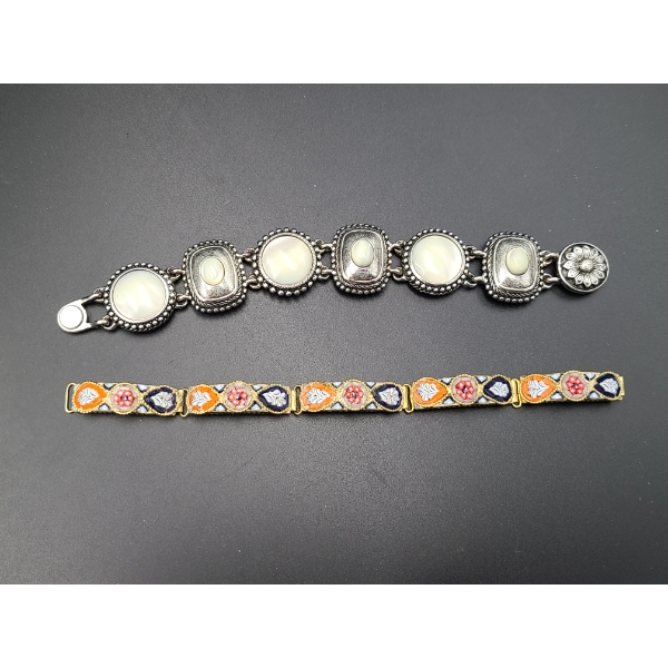 2 Bracelets - Gorgeous Amazing Patterns - Costume Bracelets