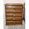 Image 1 : PICKUP IN NORTHFIELD - 5 Drawer Jewelry Box As Shown 12 x 9 x 9 - See Pics